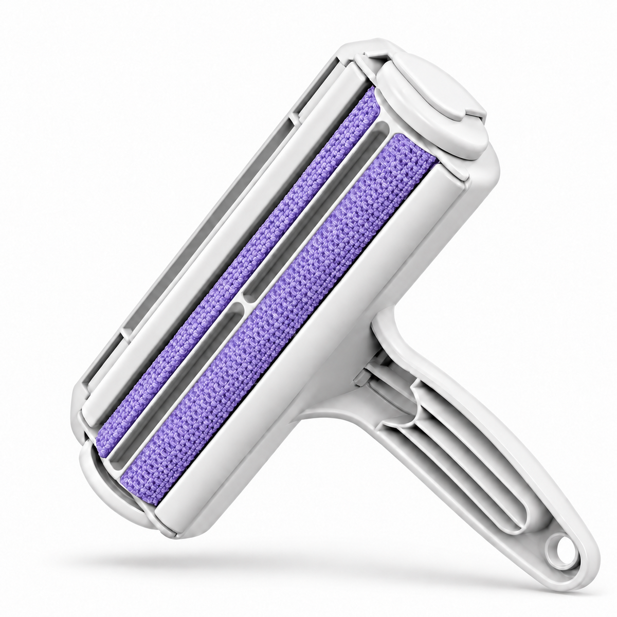 PawRollers Pro reusable pet hair roller in purple