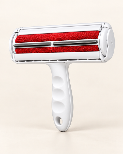 PawRollers Pro Red - warm beige storefront background