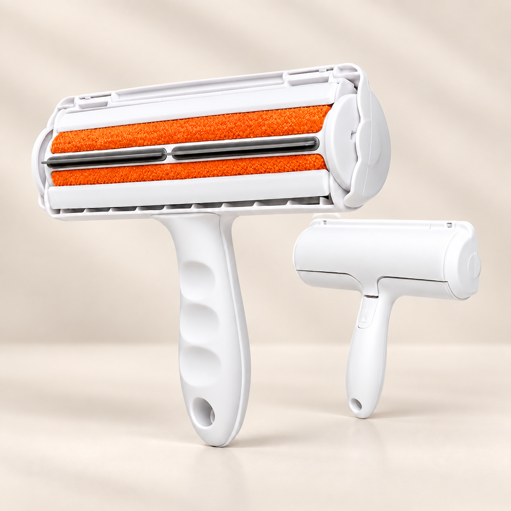 PawRollers Pro Orange - warm beige storefront background